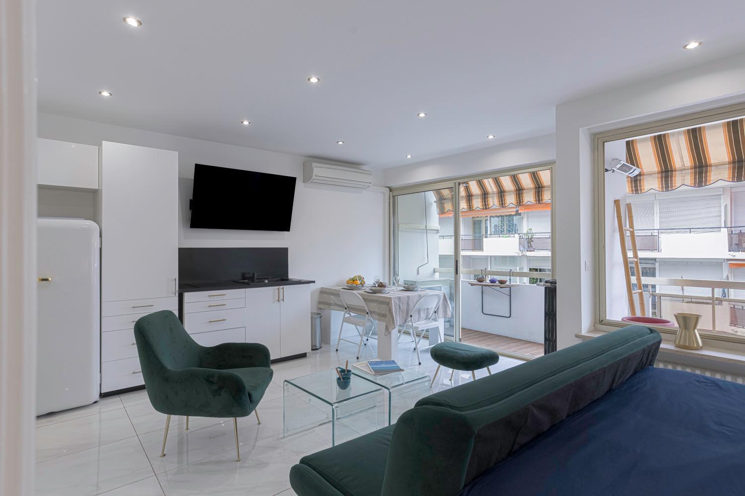Luxury Maubourg - Vue Mer - Croisette 50M Plage - Clim - Terrasse 칸느 외부 사진